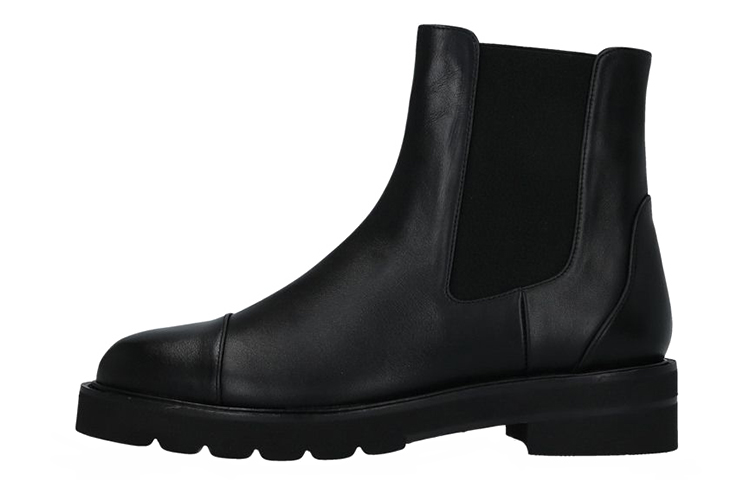 (Women) Stuart Weitzman SW Frankie Lift Bootie Black 3cm Chelsea Boots. FRANKIE Lift Bootie CHI Black