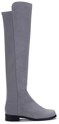 (W) Stuart Weitzman Sepatu Thigh-High "Grey Suede" Abu-abu Suede 5050SRGSUESTRGABRDNEFLANNEL Order (W) Stuart Weitzman Sepatu Thigh-High "Grey Suede" Abu-abu Suede 5050SRGSUESTRGABRDNEFLANNEL