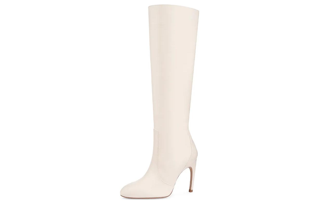 Lookbook (Women) Stuart Weitzman Thigh High Boots 'White Sheepskin' SW3501068-BEI
