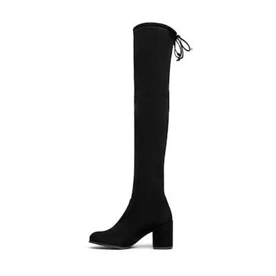 (W) Stuart Weitzman Tieland 'Classic Black Over-The-Knee'