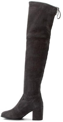 (W) Stuart Weitzman Tieland Boots 'Classik Serbaguna Tumit Tebal Lutut Abu' TIELANDSUEDESLATE Buy (W) Stuart Weitzman Tieland Boots 'Classik Serbaguna Tumit Tebal Lutut Abu' TIELANDSUEDESLATE