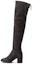 Buy (W) Stuart Weitzman Tieland But 'Kelabu Lutut Tinggi Tumit Bulat Klasik' TIELANDSUEDESLATE