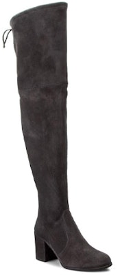 (W) Stuart Weitzman Tieland Boots 'Classik Serbaguna Tumit Tebal Lutut Abu' TIELANDSUEDESLATE Lookbook (W) Stuart Weitzman Tieland Boots 'Classik Serbaguna Tumit Tebal Lutut Abu' TIELANDSUEDESLATE