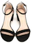 Shop (W) 스튜어트 와이츠먼 블랙 벨벳 청키 힐 샌들 SIMPLESUESUEDEBLACK