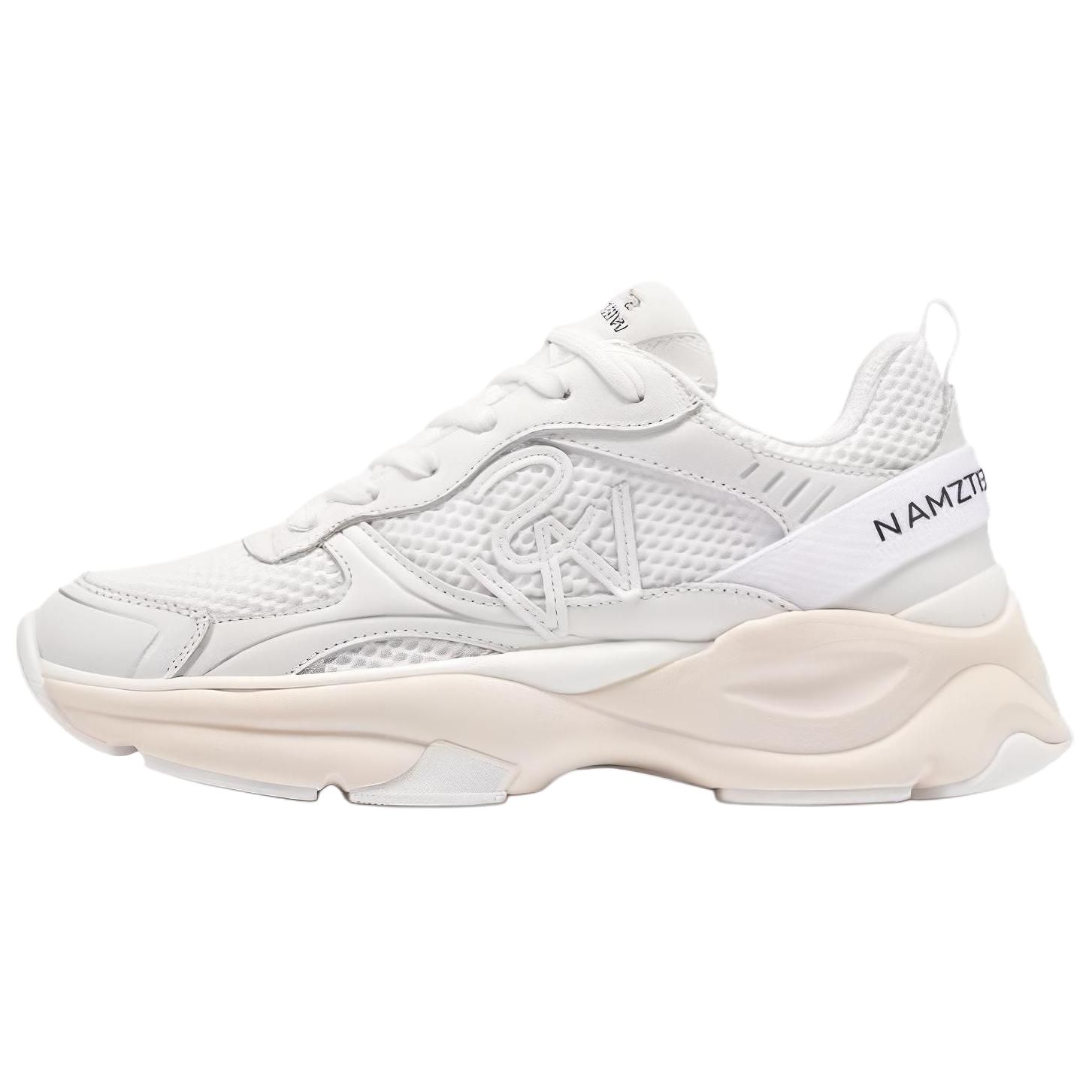 (Women) Stuart Weitzman White Leather Low-Top Casual Sneakers SW4106079-WHI