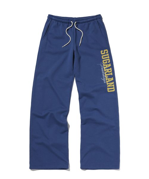 Order (W) SUEDE 糖蓝色休闲运动裤 SDFSBO121BL