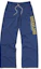 Order (W) SUEDE 糖蓝色休闲运动裤 SDFSBO121BL