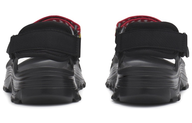 Shop (W) Lanvin Suicoke x 魔术贴厚底时尚拖鞋'黑色' FW-SASS0N-EVAT-A2310