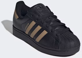 Shop (W) Superstar II 經典 adidas 運動鞋 黑色/紙板色/黑色 JS1340