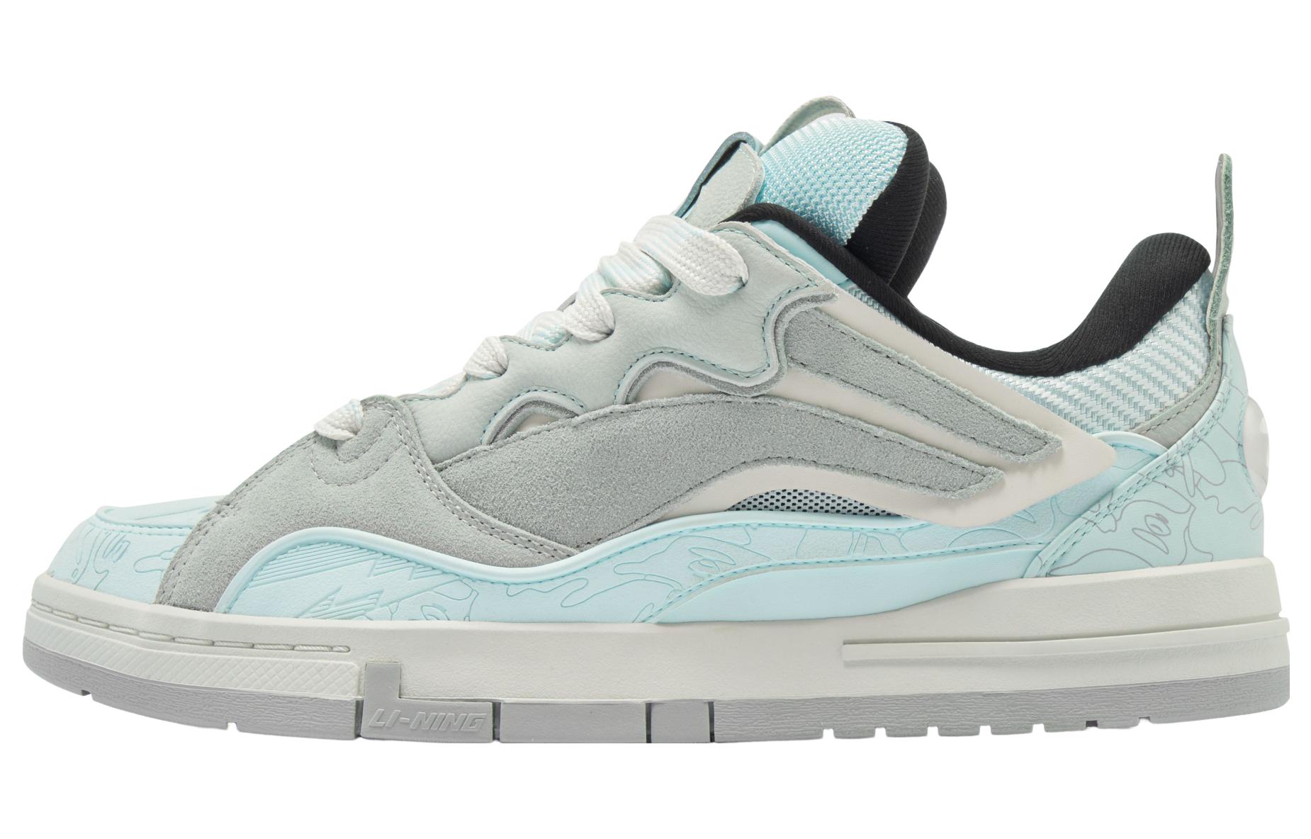 (Women) Li-Ning Superwave Golden x AAPE 10th Anniversary 'Blue Grey' AECS088-6