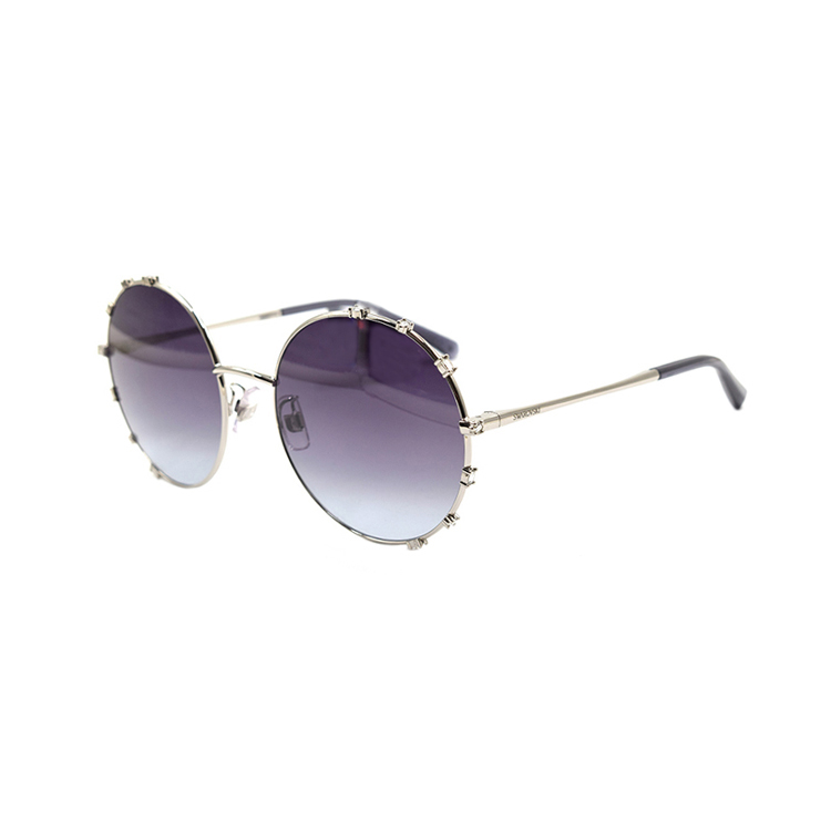 (Women) Swarovski  Alloy Round Sunglasses with Crystal Accents. SK0289-F-16B