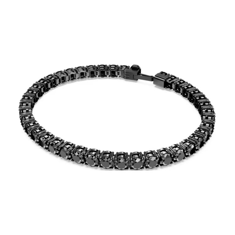 (Women) Swarovski  Black Crystal Pave Design Bracelet 5664154