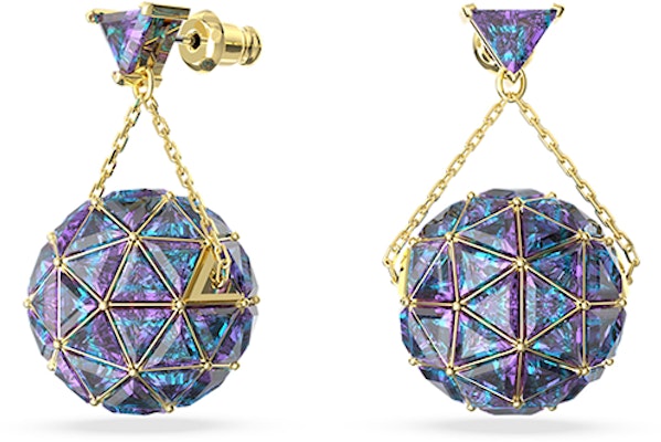 (W) 施華洛世奇 藍色淚滴三角切割耳環 5629229 Lookbook (W) 施華洛世奇 藍色淚滴三角切割耳環 5629229