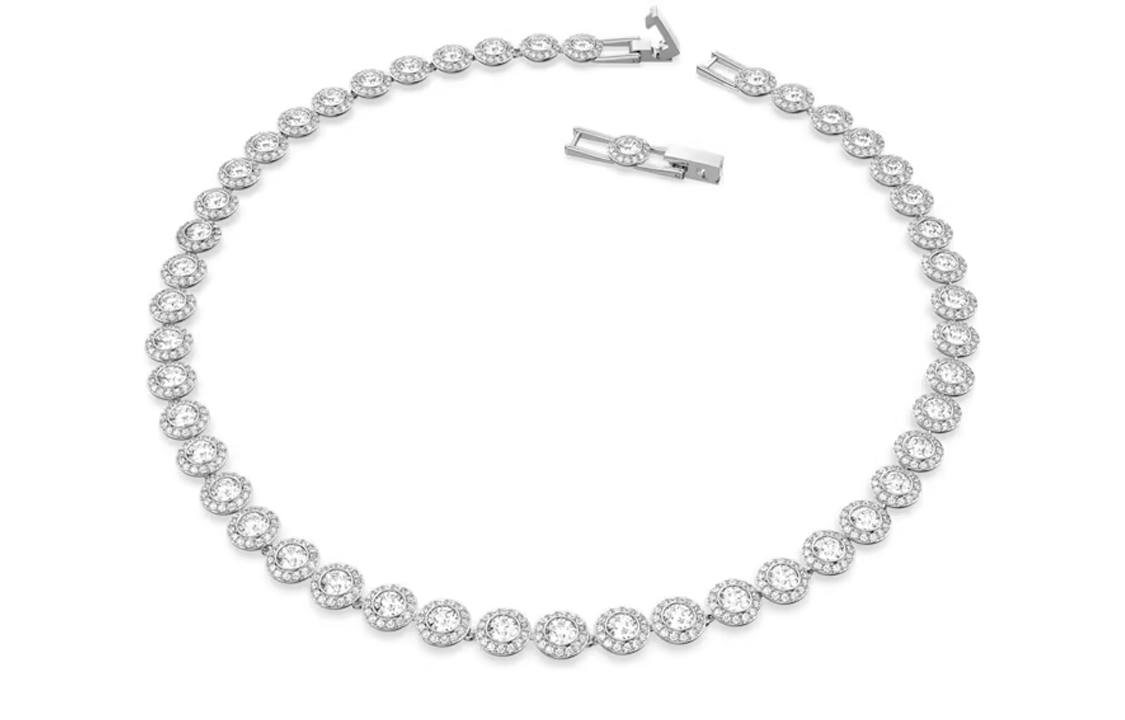 (Women) Swarovski  Crystal Necklace - White Trendy and Versatile Jewelry 5117703 圖 4