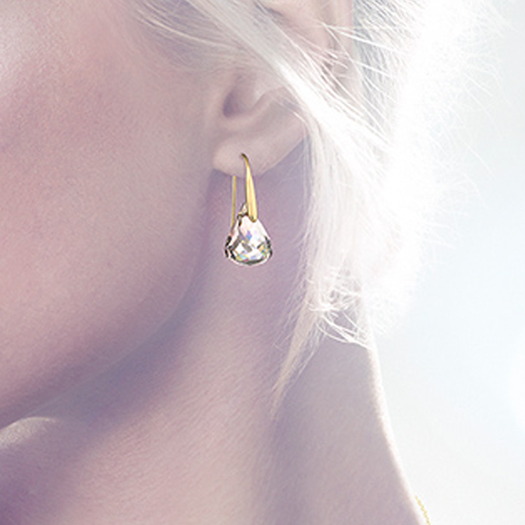 Lookbook (W) 施華洛世奇 水滴水晶耳環 含施華洛世奇元素 1054614