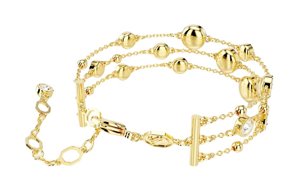 (Women) Swarovski  Gold-Plated Teardrop Crystal Bracelet in Gold. 5680095 圖 4