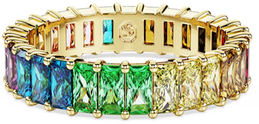 (W) 施華洛世奇 金鍍鋯石多彩寶石戒指 珠寶首飾 5686635 Lookbook (W) 施華洛世奇 金鍍鋯石多彩寶石戒指 珠寶首飾 5686635