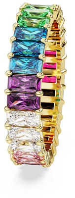 (W) 施華洛世奇 金鍍鋯石多彩寶石戒指 珠寶首飾 5686635 Shop (W) 施華洛世奇 金鍍鋯石多彩寶石戒指 珠寶首飾 5686635