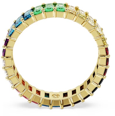 (W) 施華洛世奇 金鍍鋯石多彩寶石戒指 珠寶首飾 5686635 Purchase (W) 施華洛世奇 金鍍鋯石多彩寶石戒指 珠寶首飾 5686635