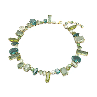 (Women) Swarovski Gold-Tone Crystal Necklace - Elegant Jewelry Gift 5613735