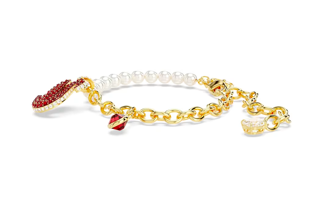 (Women) Swarovski  Gold-Tone Swan Pearl Zirconia Crystal Bracelet, Multicolor. 5677792 圖 4