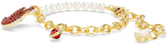 Shop (W) Gelang Swarovski Emas Angsa Mutiara Zirconia Kristal, Pelbagai Warna. 5677792