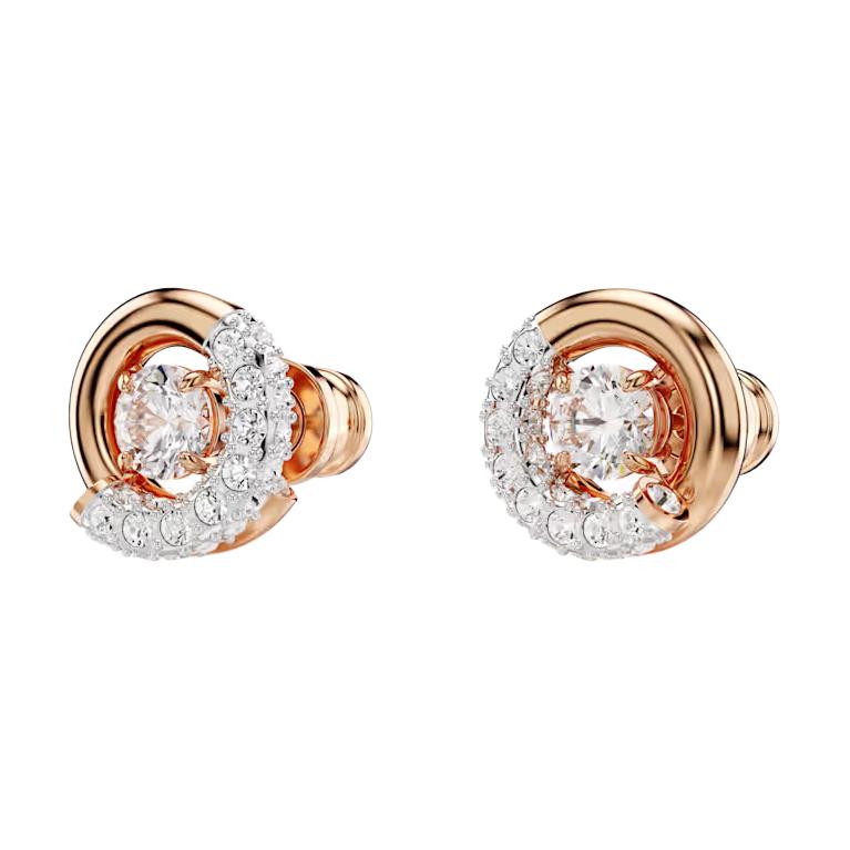 (Women) Swarovski  Gold Cubic Zirconia Crystal Stud Earrings. 5692258 圖 4