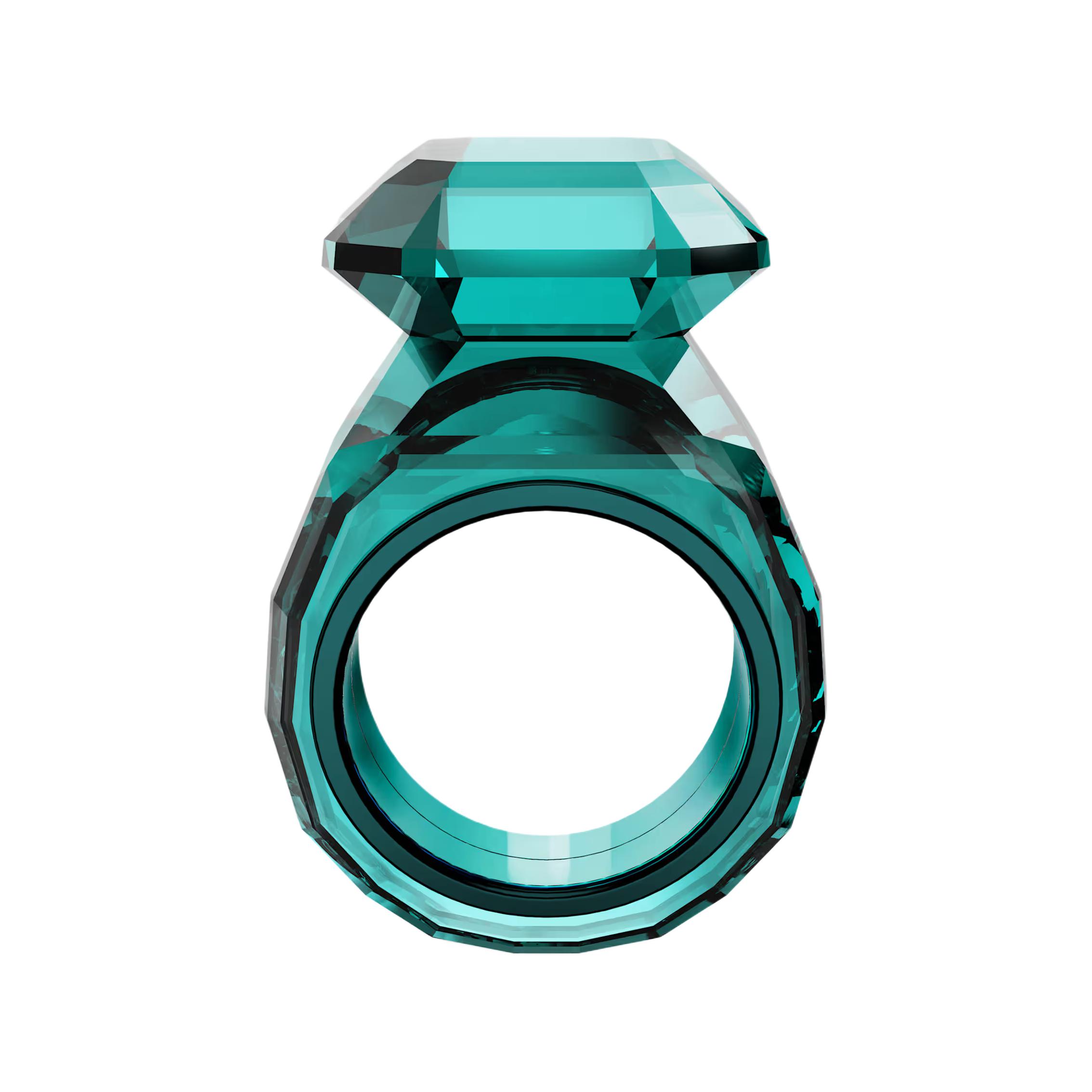 Purchase (W) スワロフスキー グリーン クリスタル オクタゴンカット リング. 5607345