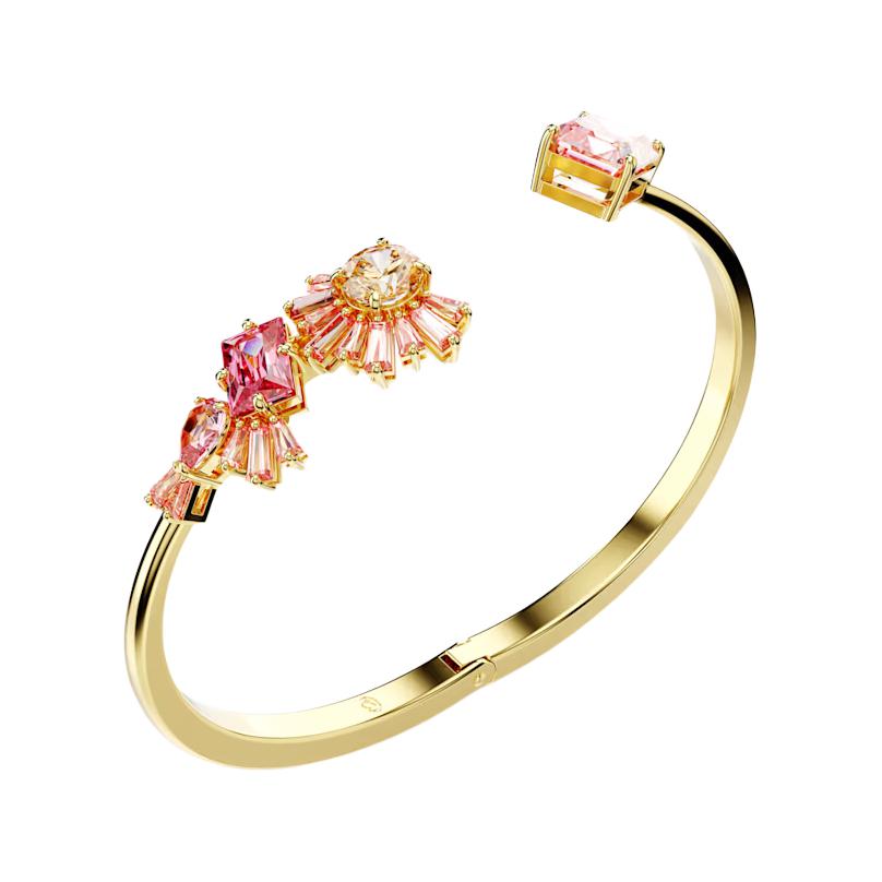 Shop (W) 施華洛世奇 粉紅水晶方形手鏈 時尚珠寶 5688482