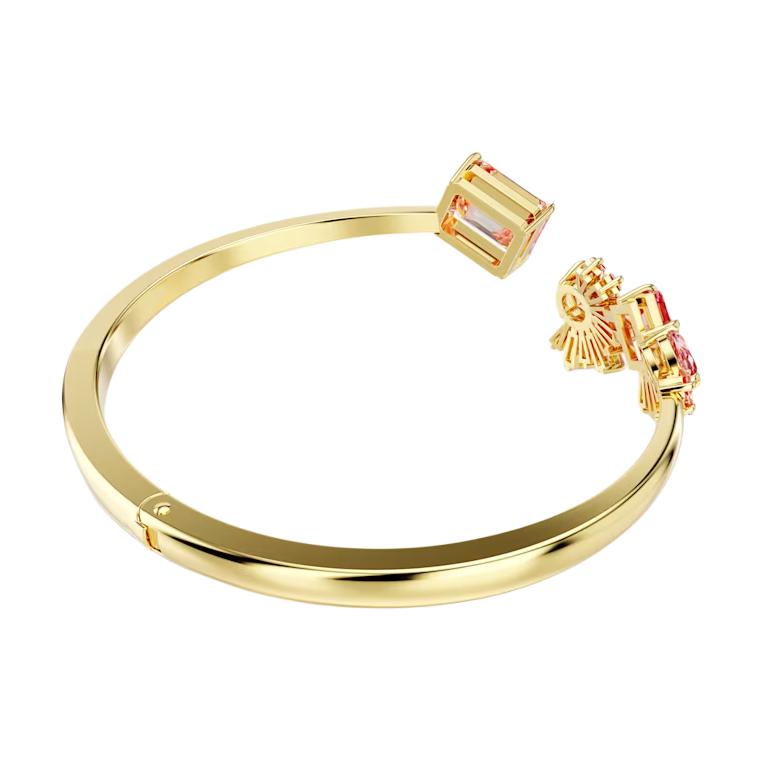 Purchase (W) 施華洛世奇 粉紅水晶方形手鏈 時尚珠寶 5688482