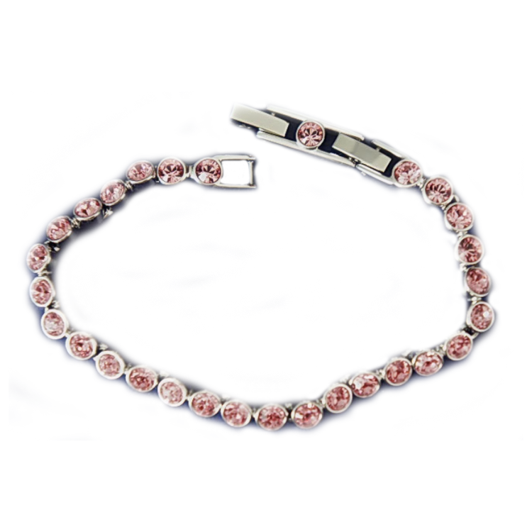 (Women) Swarovski  Pink Crystal Alloy Bracelet 1179711 圖 2