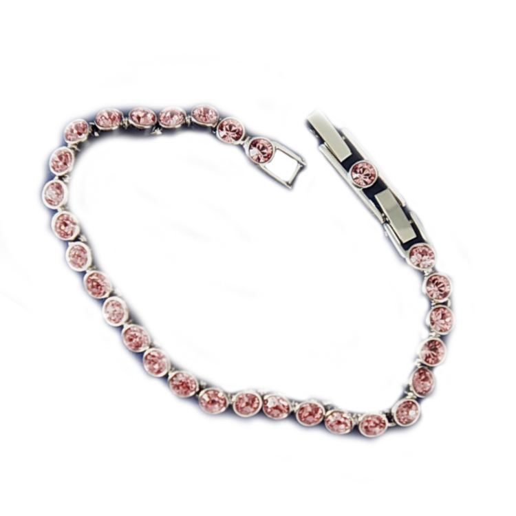 (Women) Swarovski  Pink Crystal Alloy Bracelet 1179711 圖 3