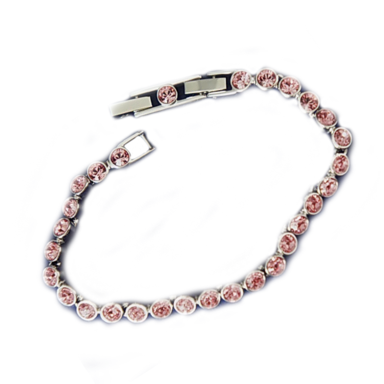 (Women) Swarovski  Pink Crystal Alloy Bracelet 1179711 圖 4