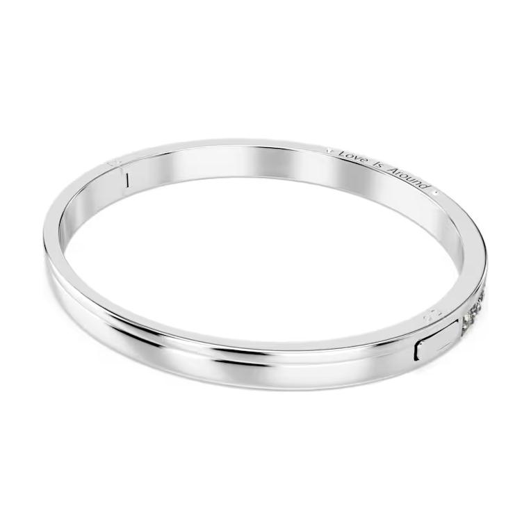 Purchase (W) Pulsera Swarovski Rodio Plateado con Cristal Plata-Gris - Negro. 5690020