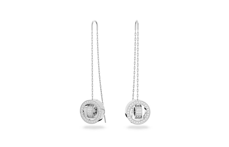 (Women) Swarovski  Rhodium-Plated Crystal Earrings Accessories. 5636435