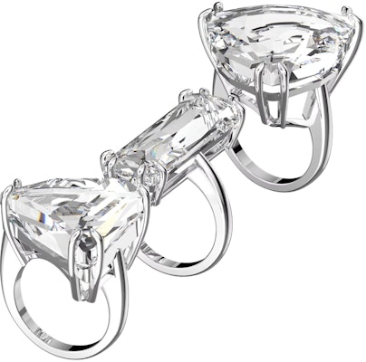 (W) スワロフスキー ロジウムメッキ シルバー クリスタル リング 5610385 Order (W) スワロフスキー ロジウムメッキ シルバー クリスタル リング 5610385