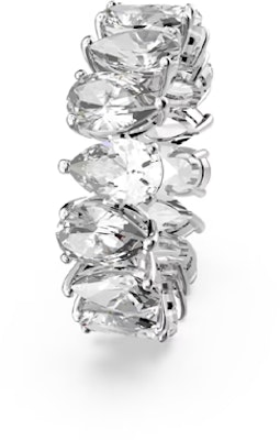 (W) スワロフスキー シルバー ロジウムメッキ ジルコニア 埋め込みデザイン リング 5572825 Shop (W) スワロフスキー シルバー ロジウムメッキ ジルコニア 埋め込みデザイン リング 5572825