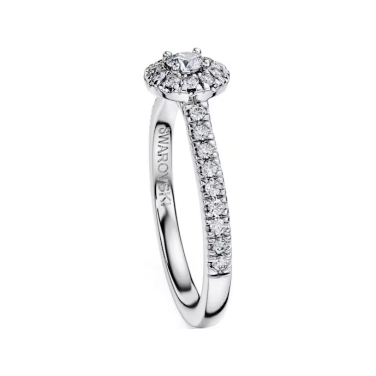 (Women) Swarovski  Silver Ring with Round Diamond Design in Sterling Silver. 5697126 圖 4