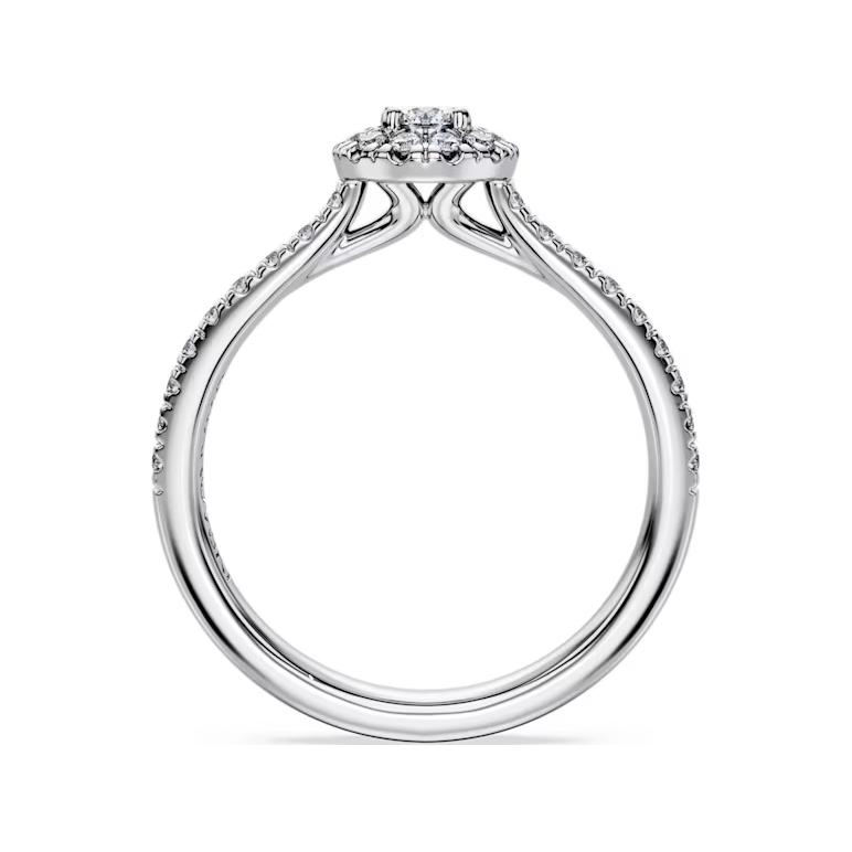 (Women) Swarovski  Silver Ring with Round Diamond Design in Sterling Silver. 5697126 圖 5