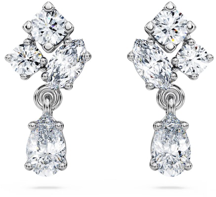 (W) 施華洛世奇 銀色淚滴形鑽石鍍銠耳環 5688874 Order (W) 施華洛世奇 銀色淚滴形鑽石鍍銠耳環 5688874