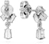 Purchase (W) 施華洛世奇 銀色淚滴形鑽石鍍銠耳環 5688874