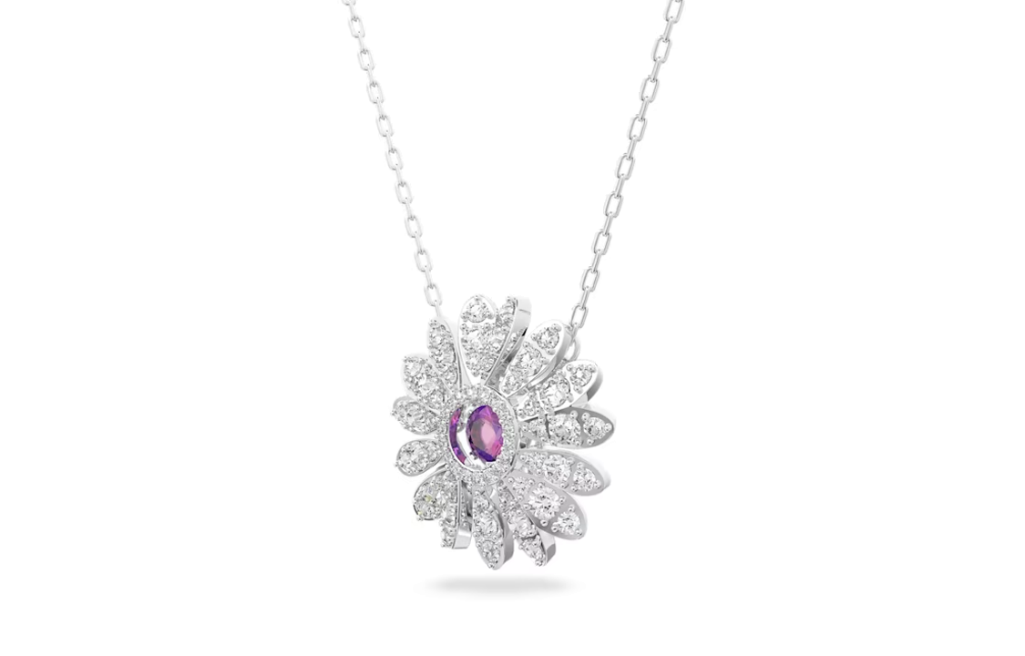 (Women) Swarovski  Stylish Crystal Necklace - Fashionable Pendant Jewelry. 5642870 圖 2