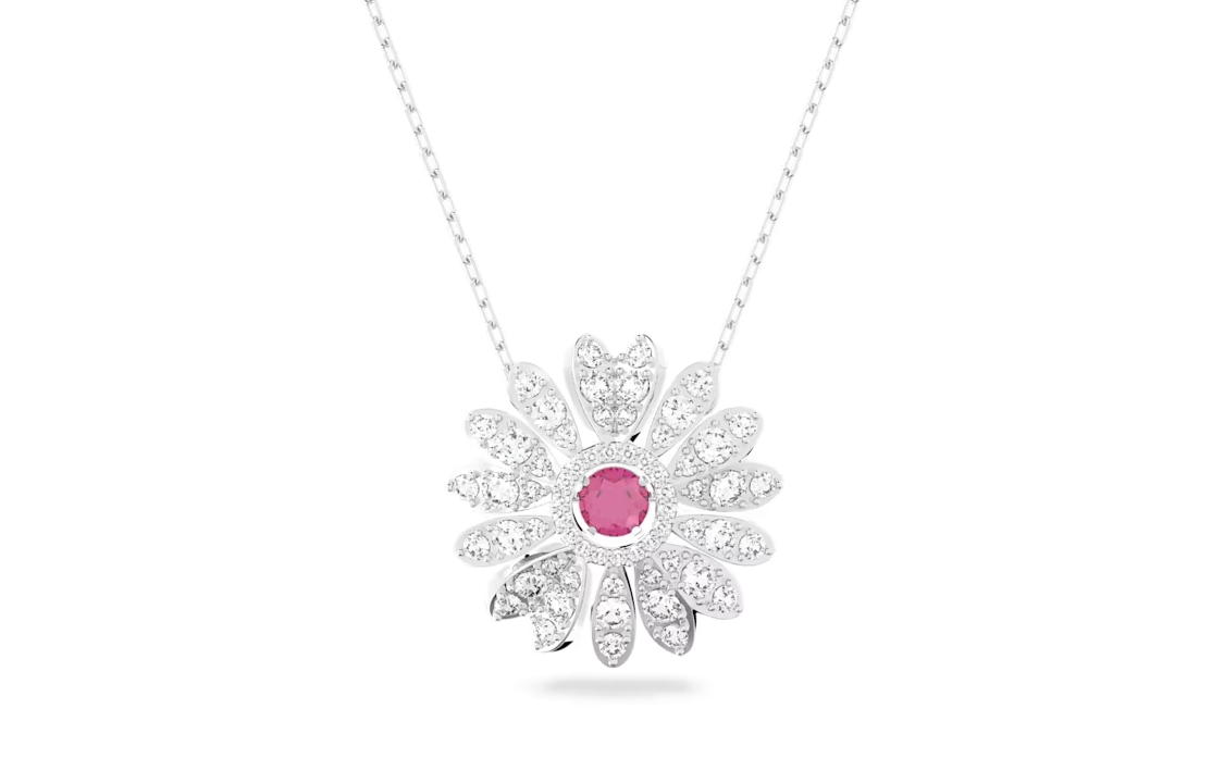 (Women) Swarovski  Stylish Crystal Necklace - Fashionable Pendant Jewelry. 5642870 圖 3