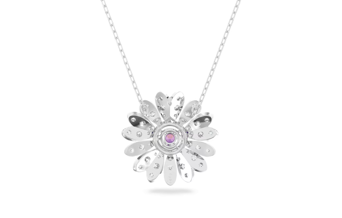 (Women) Swarovski  Stylish Crystal Necklace - Fashionable Pendant Jewelry. 5642870 圖 4