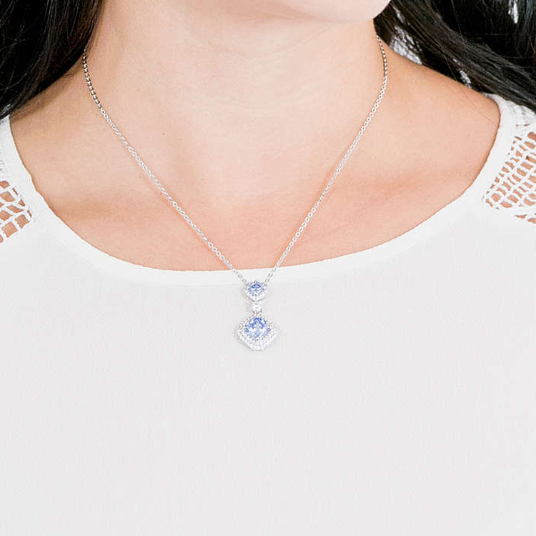 Shop (W) 施华洛世奇 Angelic 项链 铂金色 5559381