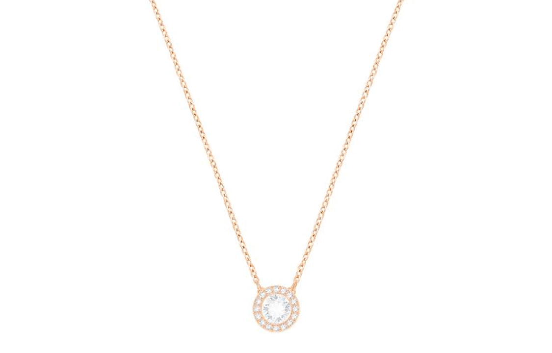 (Women) Swarovski Angelic Pendant Necklace for Women - Rose Gold Heart Design. 5367855 圖 2