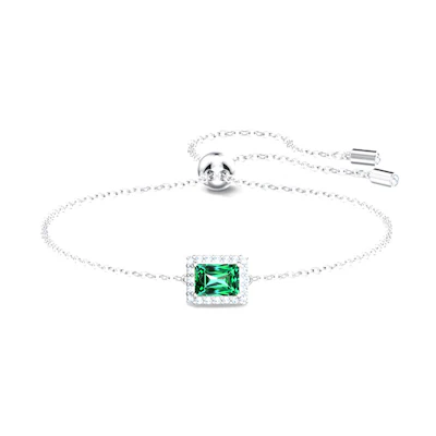 (Women) Swarovski Angelic Rectangular Bracelet Green 5559836