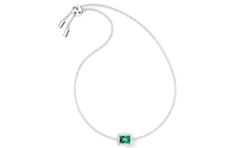 (Women) Swarovski Angelic Rectangular Bracelet  Green 5559836 圖 3