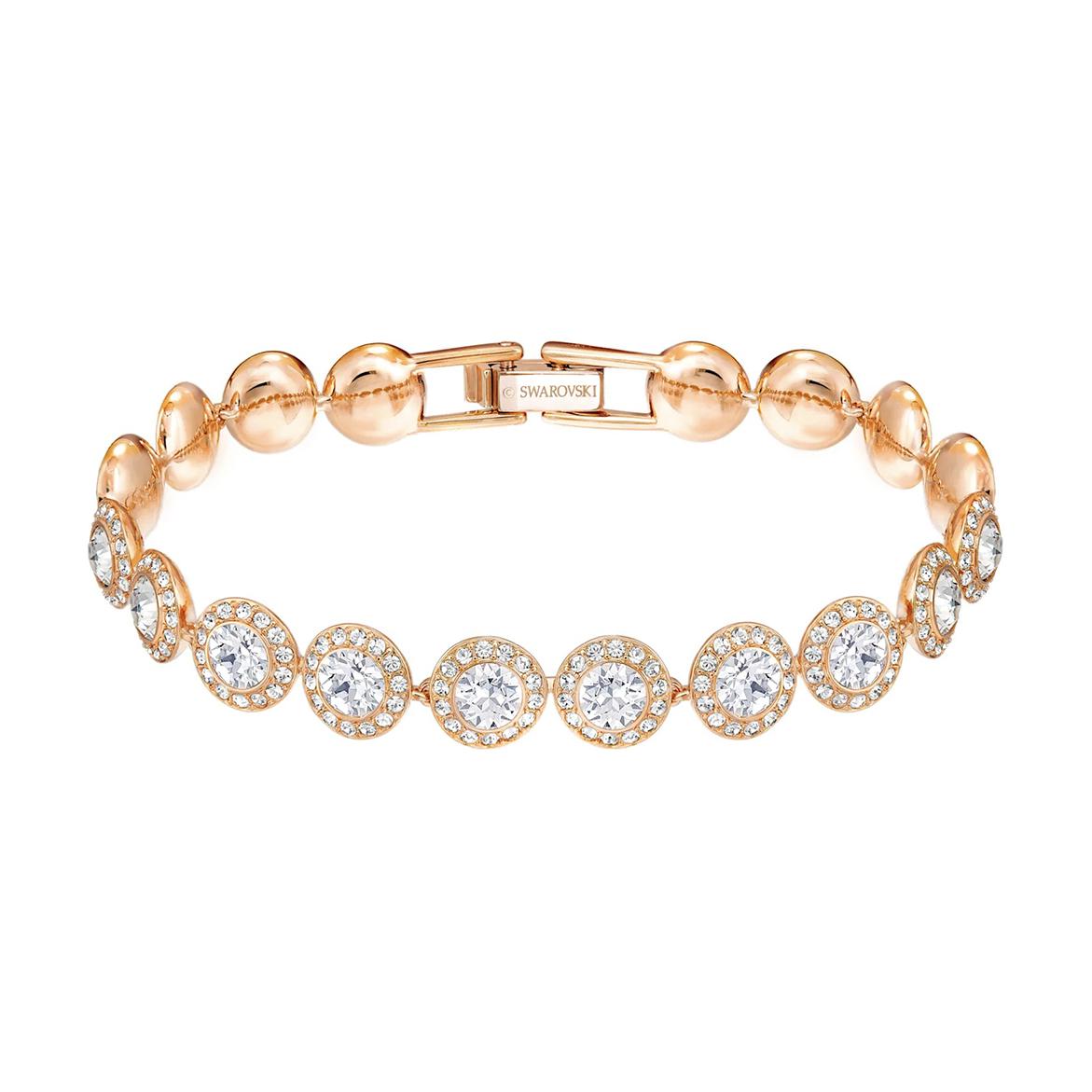 (Women) Swarovski Angelic Star Charm Bracelet Rose Gold for Women. 5240513