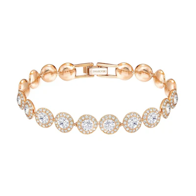(Women) Swarovski Angelic Star Charm Bracelet Rose Gold for Women. 5240513